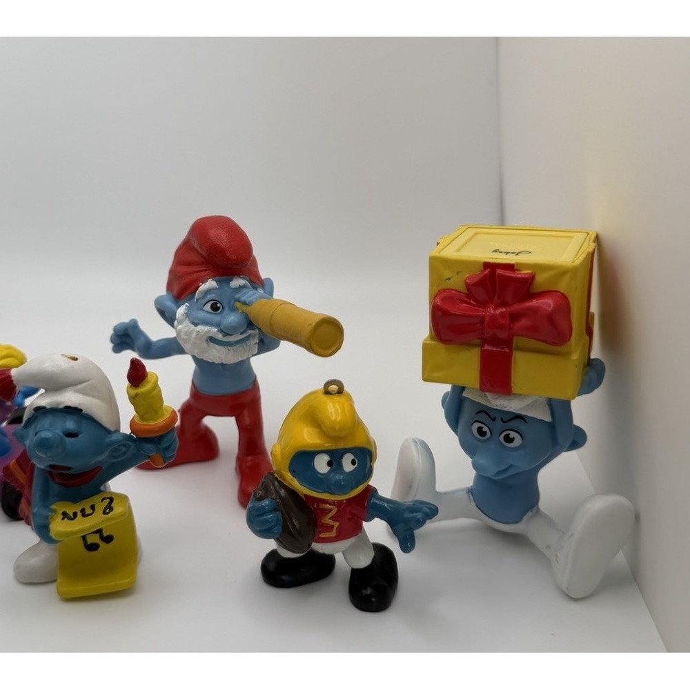 Vintage Smurfs PVC Figurines Lot of 7 - Picture 3 of 3